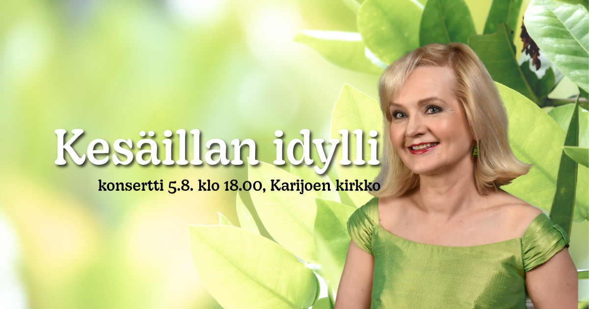 Kesäillan idylli Eilamaria Leskinen